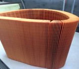 Colla piena materiale gialla arancio del filtrante esente dal trattamento della carta del filtro dell'olio di Eco