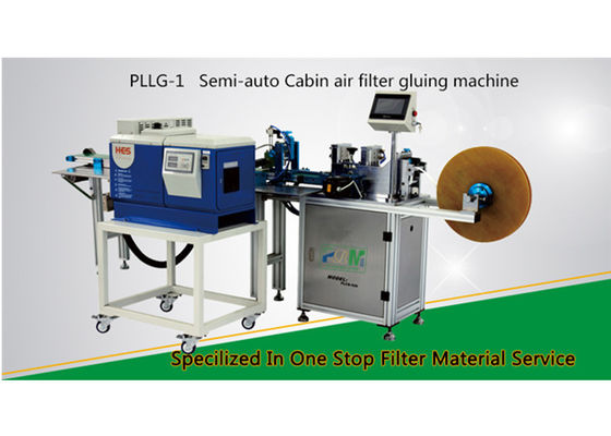 filtro dell'aria automatico della cabina dei semi di 10pcs/Min Knife Pleating Machine PLLG-2 che incolla il CE del certificato